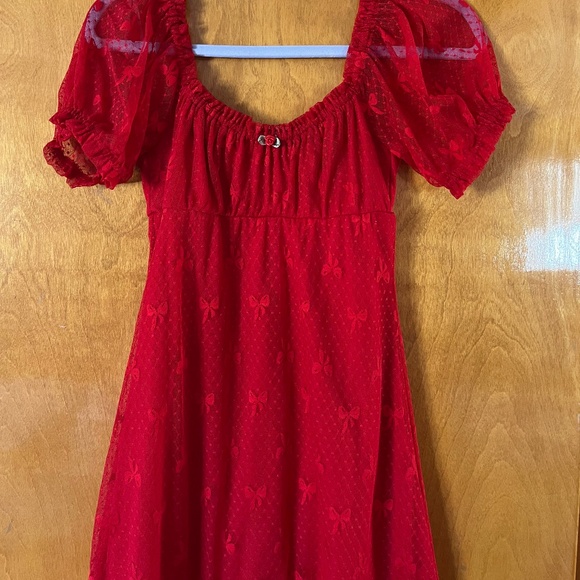 Dresses & Skirts - Red babydoll dress